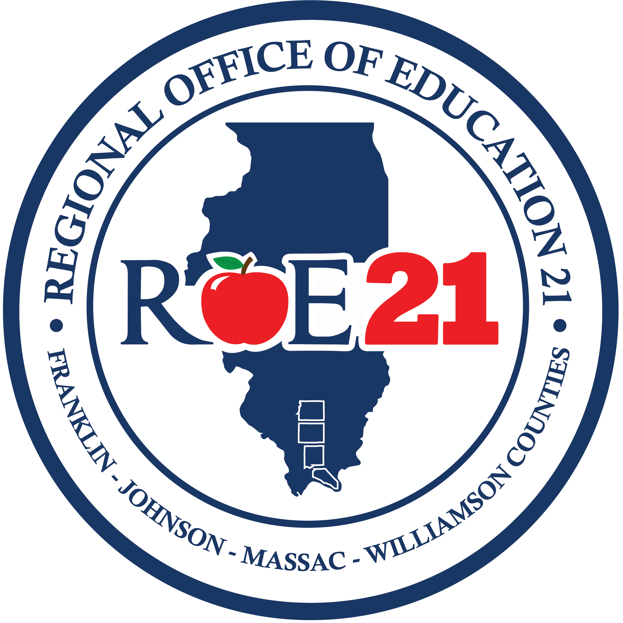 ROE 21 Franklin, Johnson, Massac, Williamson's Logo